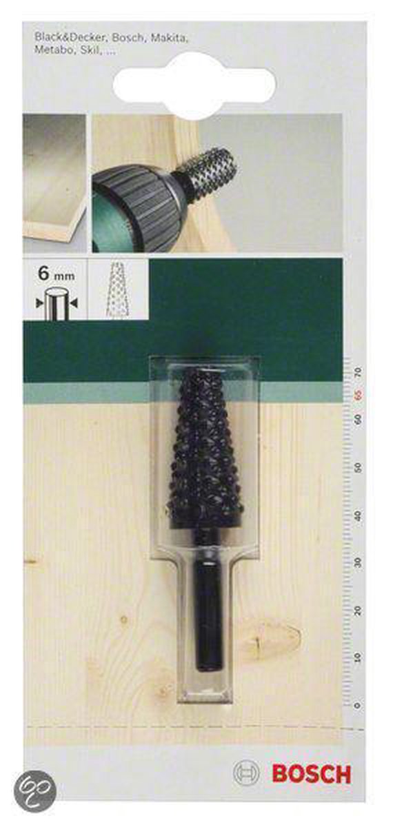 Bosch - houtrasp, concaaf 15,0 x 30 x 55 mm