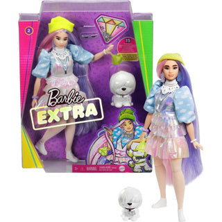 Mattel Extra Doll #2 Shimmery met Pet Puppy