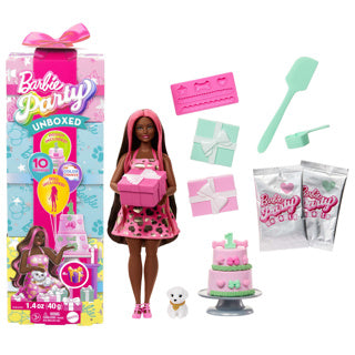 Ty barbie par unboxed 2 1 pop met knalroze jurk