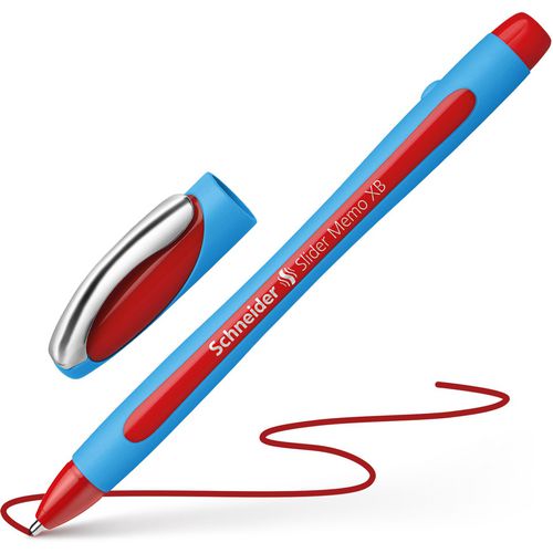 Balpen schneider slider memo 0,5mm rood