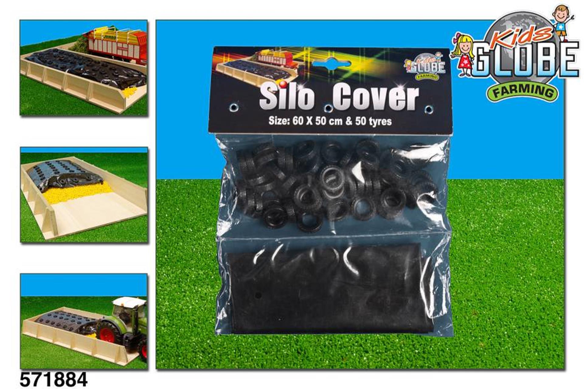 Kids Globe Globe Afdekzeil en Bandjes, 1:32