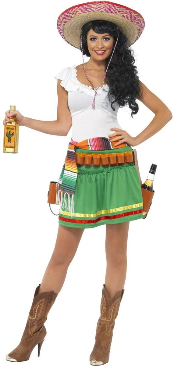 Vegaoo mexicaanse dienster vermomming voor vrouwen! - verkleedkleding - small