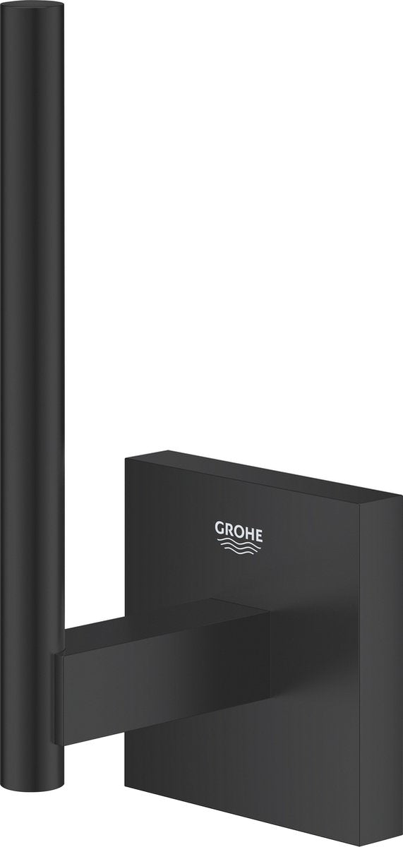 Grohe quickfix start cube reserve toiletrolhouder - matte black