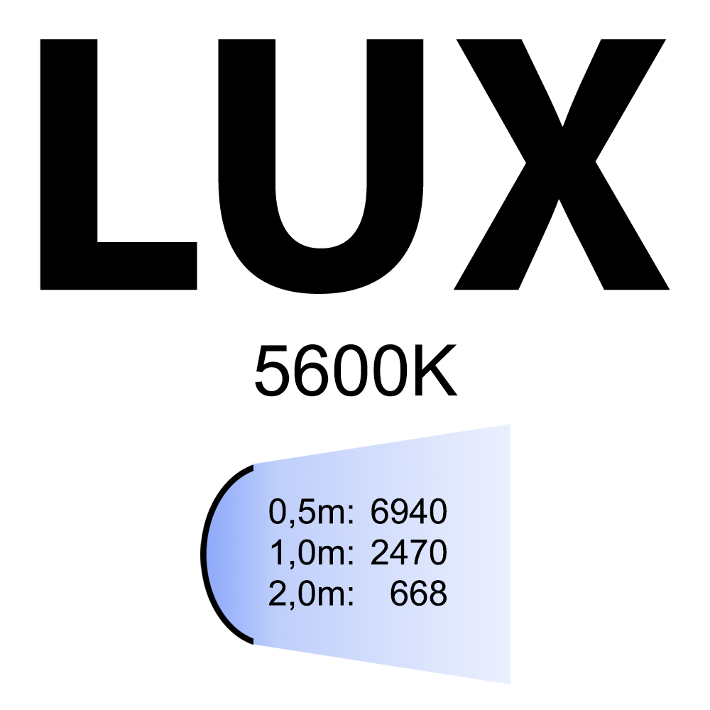 Studioking LED Daylight Lamp 60W E27 FLED-60