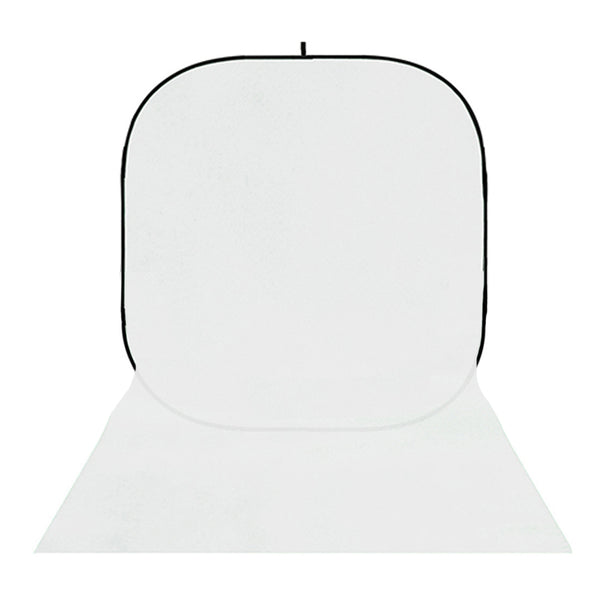 Studioking background board bbt-01-20 wit zwart 400x150 cm