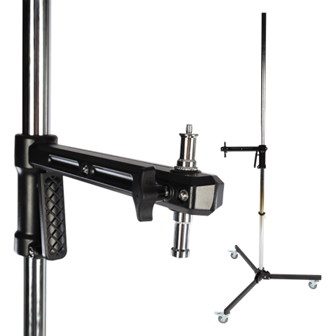 Studioking heavy duty lampstatief op wielen fpt-3604 220 cm