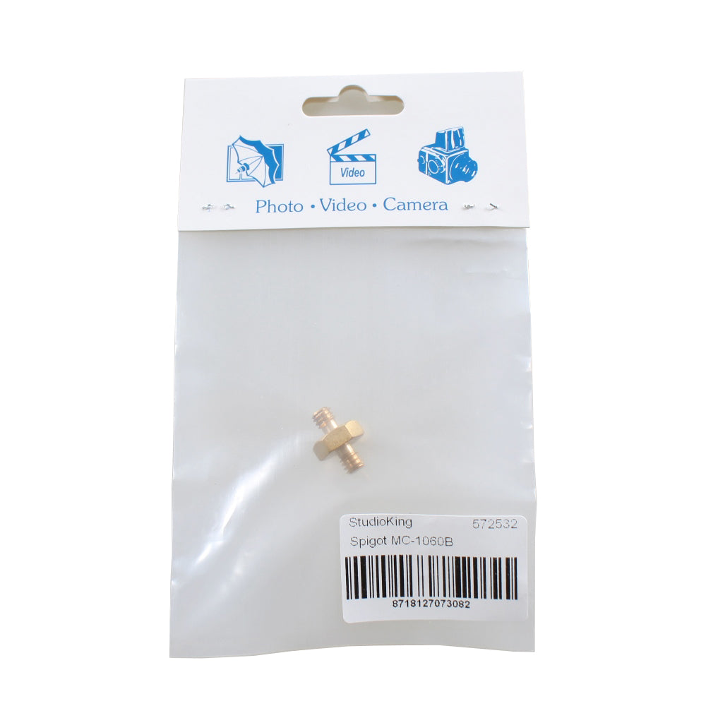 StudioKing Spigot Verloopnippel MC-1060B 1 4 Mannetje 1 4 Mannetje