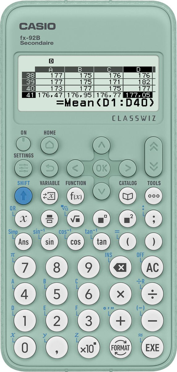 Casio fx-92b secondaire - wetenschappelijke rekenmachine (belgië)