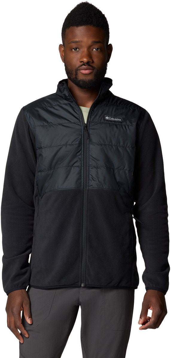 Columbia basin butte™ full zip fleece ii men's outdoorvest - black - maat xl