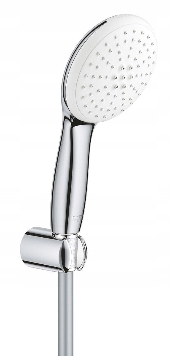 Grohe tempesta 110 handdoucheset - diameter 11cm - 2 straalsoorten - 5.6l min - niet verstelbaar - 125cm - chroom