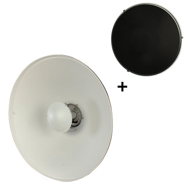 Studioking beauty dish wit sk-bd550w 55 cm met honingraat