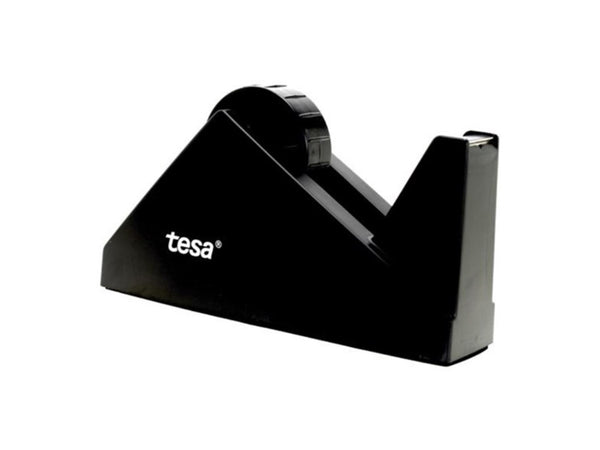 Tesa easy cut economy - verpakkingstape dispenser - antislip basis - zwart