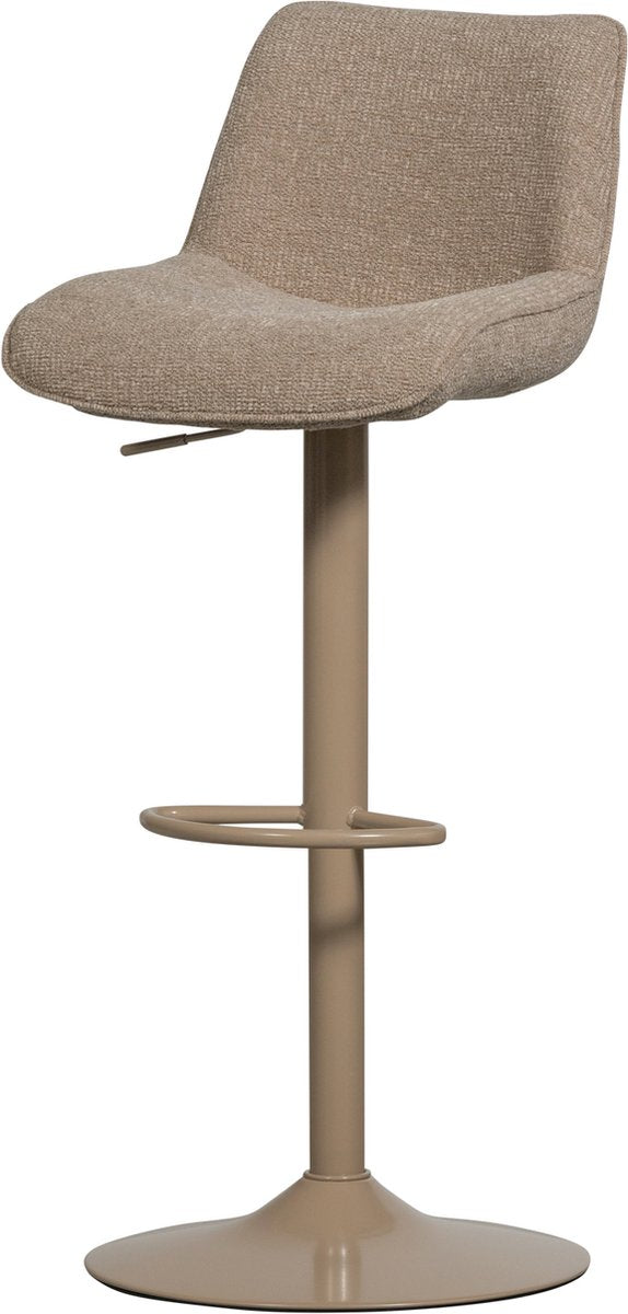 Woood marten in hoogte verstelbare barstoel - zand - 110x45x50