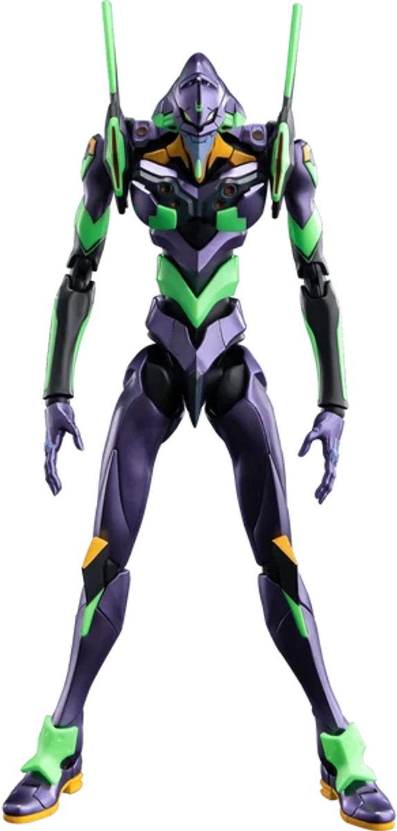 Blokees evangelion eva-01 action edition bouwset | 206-delige modelkit - 17 cm
