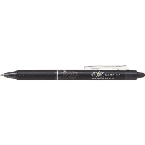 Rollerball frixion clicker pilot 0,7mm zwart navulbaar