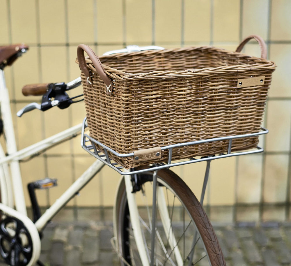 Panier de transport au basilic | Rotin | Marron | Montage en caisse