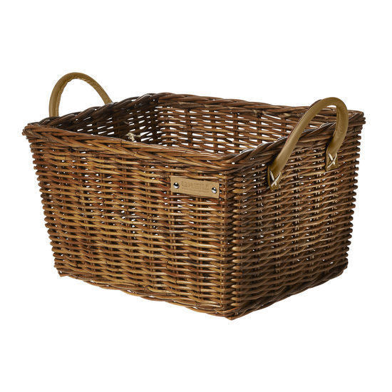Panier de transport au basilic | Rotin | Marron | Montage en caisse