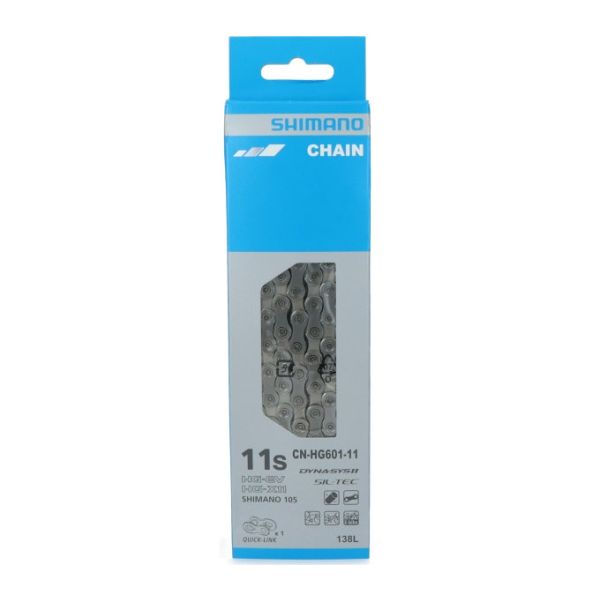 Shimano Ketting 11 speed HG601 105 Race MTB E-bike met snelkoppeling 138 schakels