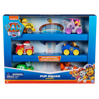 Spinmaster paw patrol pup squad racers 6 pack