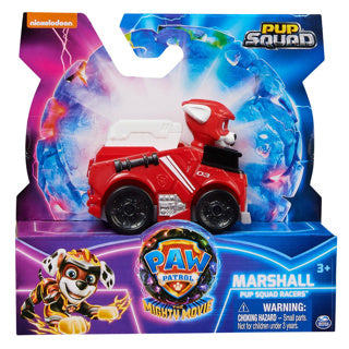 Spinmaster paw patrol the mighty movie pup squad racers assorti | 6 stuks
