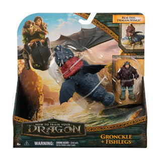 How to train your dragon dragon and viking fishlegs | 2 stuks