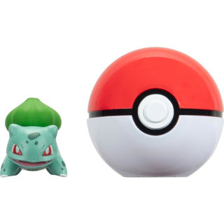 Jazwares pokémon clip 'n' go poké balls bulbasaur