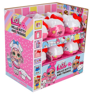 Lol verrassing houdt van hello kitty vrienden tots kernpersonages assortiment