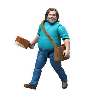 Minecraft mattel a movie action figure steve – 10 cm actiefiguur met zwaard en tas