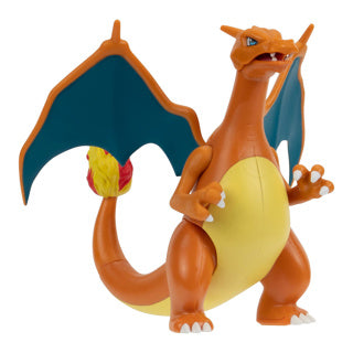 Jazwares pokémon battle feature figuur - fire missie