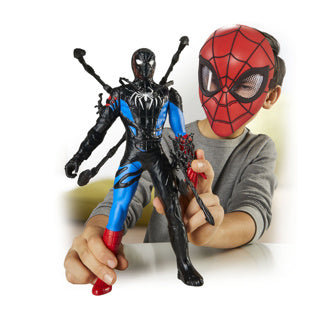 Marvel Spiderman-gif versus vloeibare shifter-figuur