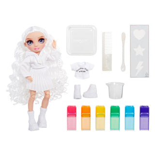 Mga entertainment regenboog hoog aquarel create-modepop - paarse ogen