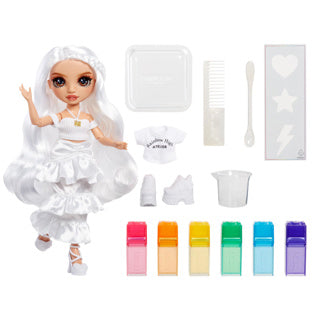 Mga entertainment regenboog hoog aquarel create-modepop - bruine ogen