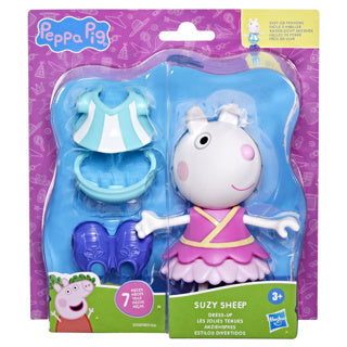 Peppa pig verkleedfeestfiguur 10 cm assorti