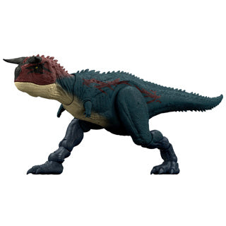 Mattel jurassic world rennen en bijten carnotaurus rennende brullende dinosaurus-actiefiguur