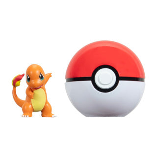 Jazwares pokémon - clip n go charmander met pokébal