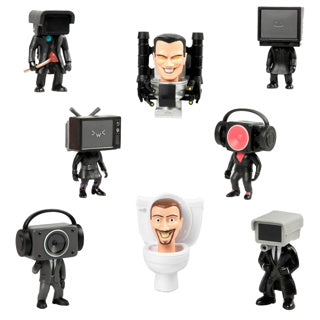 Skibdi toilet mini figuren 11 cm assorti