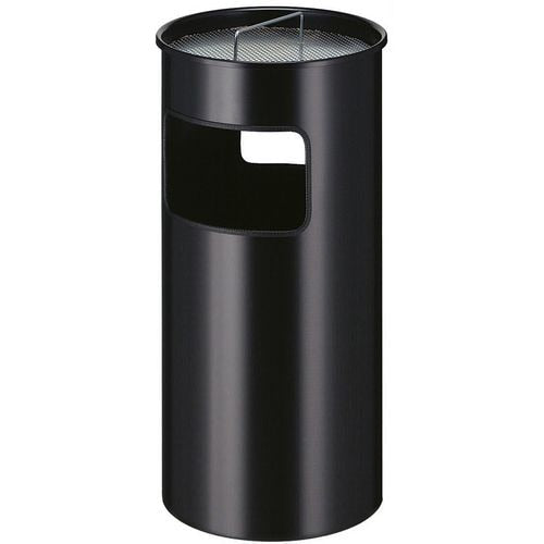 As- en prullenbak 70x33cm 22,5l zwart