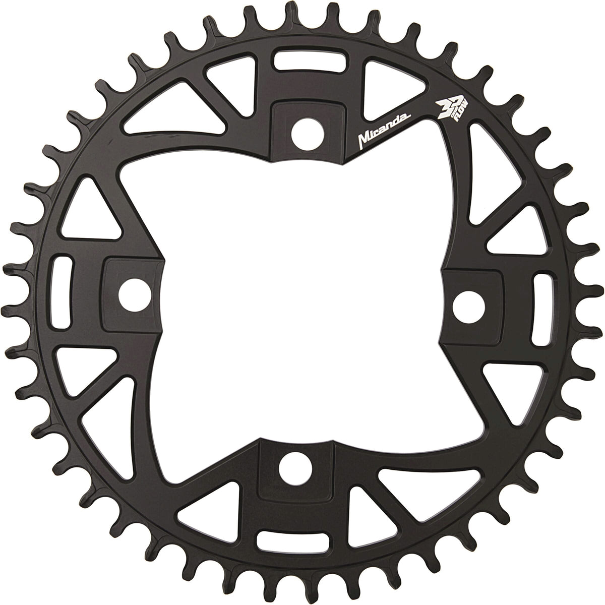 Miranda Chain Flow 3D 42T Chainring BCD104 black