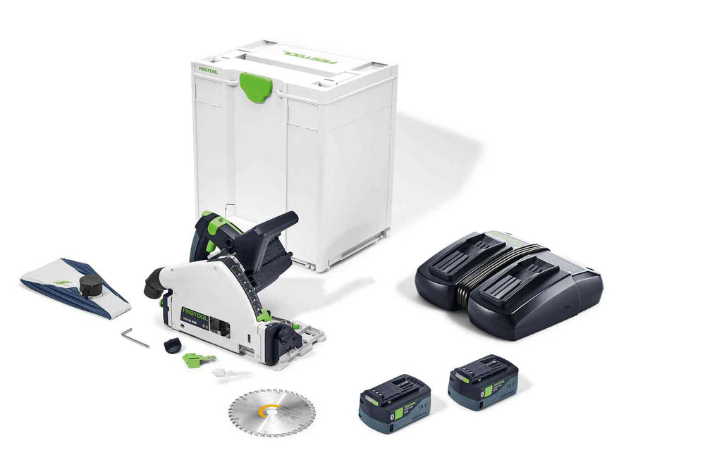 Festool accu invalcirkelzaag tsc55 5,0 kebi-plus xl