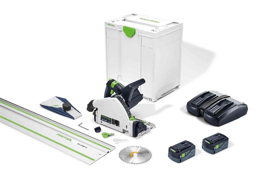 Festool accu-invalcirkelzaag tsc 55 5,0 kebi-plus xl-fs - 577391 - 577391