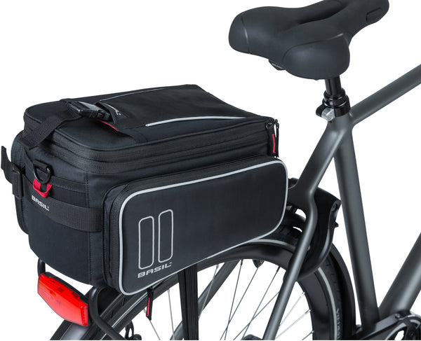 Sac porte-bagages Basil Sport Design Trunkbag MIK 7 à 15 litres 36 x 26 x 18 cm - noir