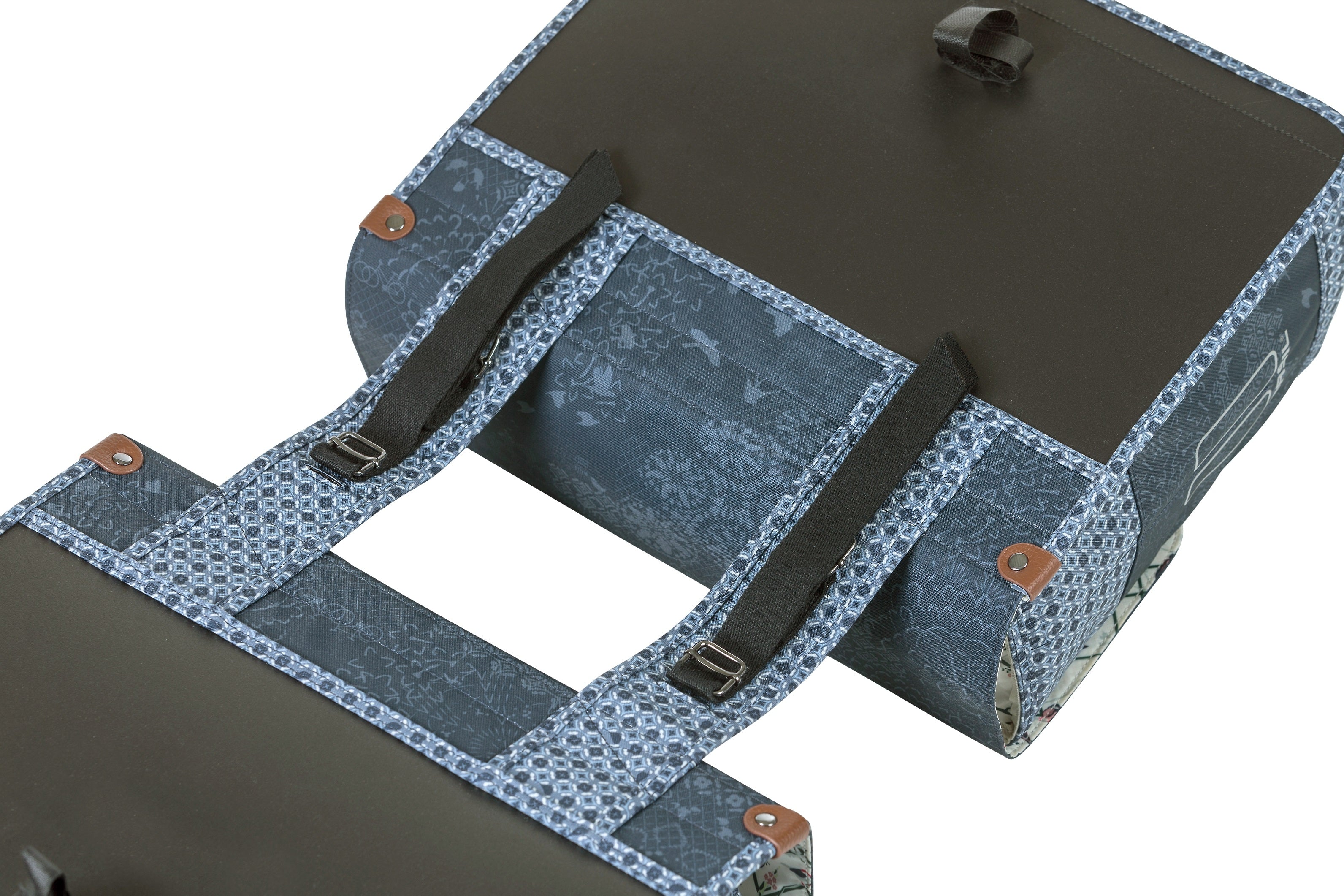 Basil Boheme sac double 35L bleu indigo (18011)