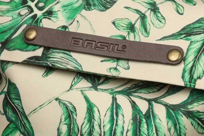 Basil Ever-Green dubbele fietstas - duurzaam, hip, groen, 14-18L