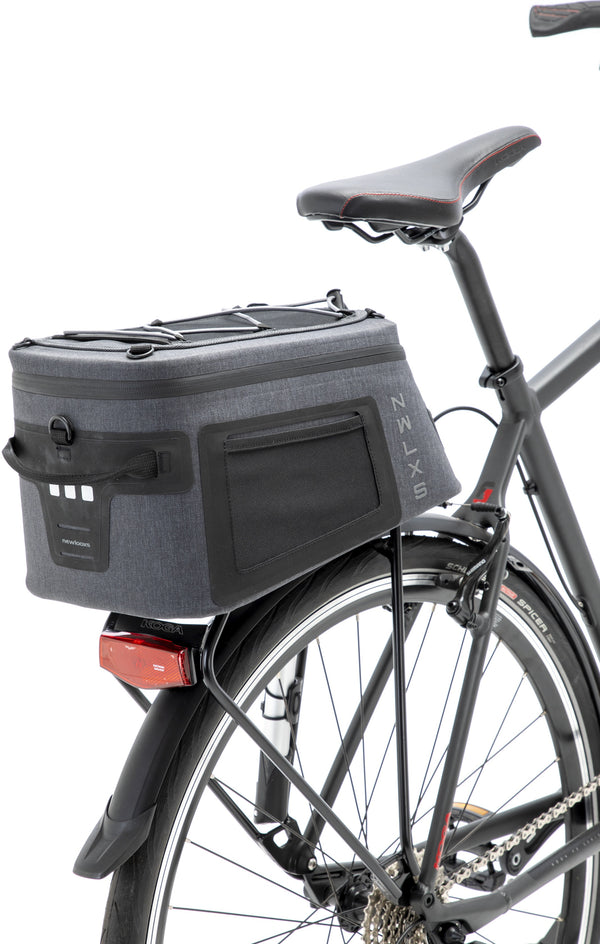 Newlooxs New Varo Trunk Bag Waterproof Shoulder Bag, 15L, Racktime, Grey