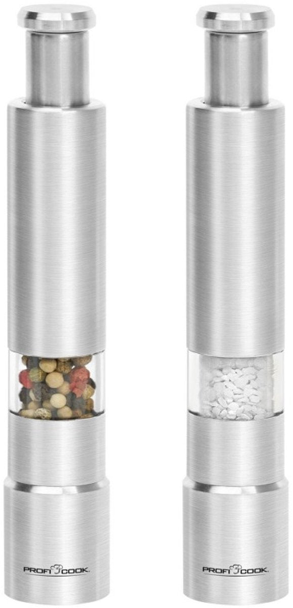 Proficook psm 1160 specerijenmolen rvs - set van 2 stuk(s)