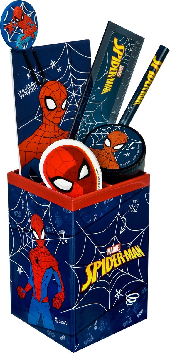 Undercover spiderman bureauset, 7dlg.