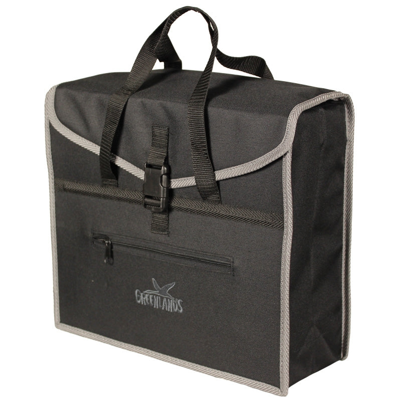Greenlands fietstas cityshopper 20 liter 37 x 33 x 14 cm - zwart