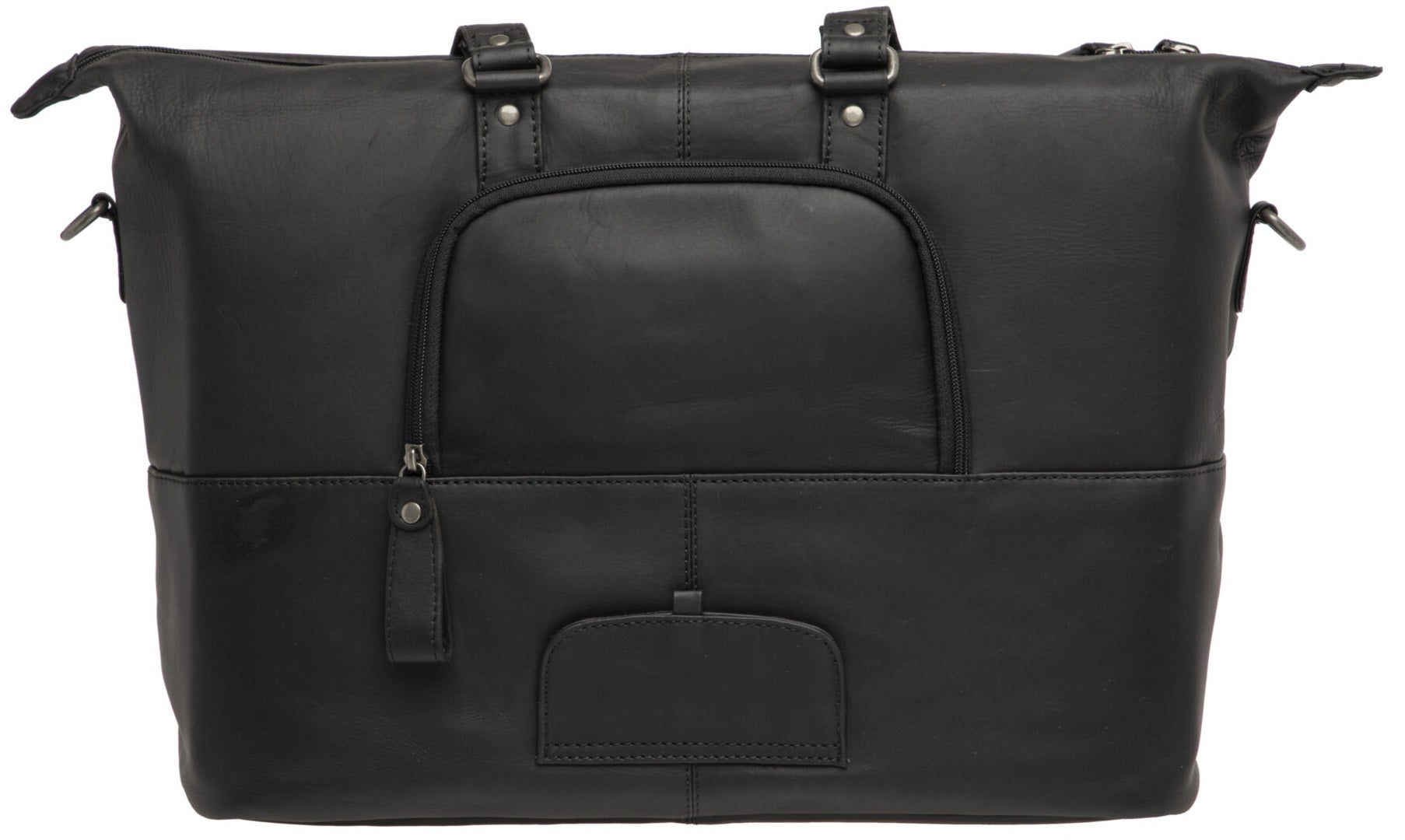 Sacoche de vélo New Looxs Verla 34 x 18 x 44cm 21 litres - en cuir de luxe - noir