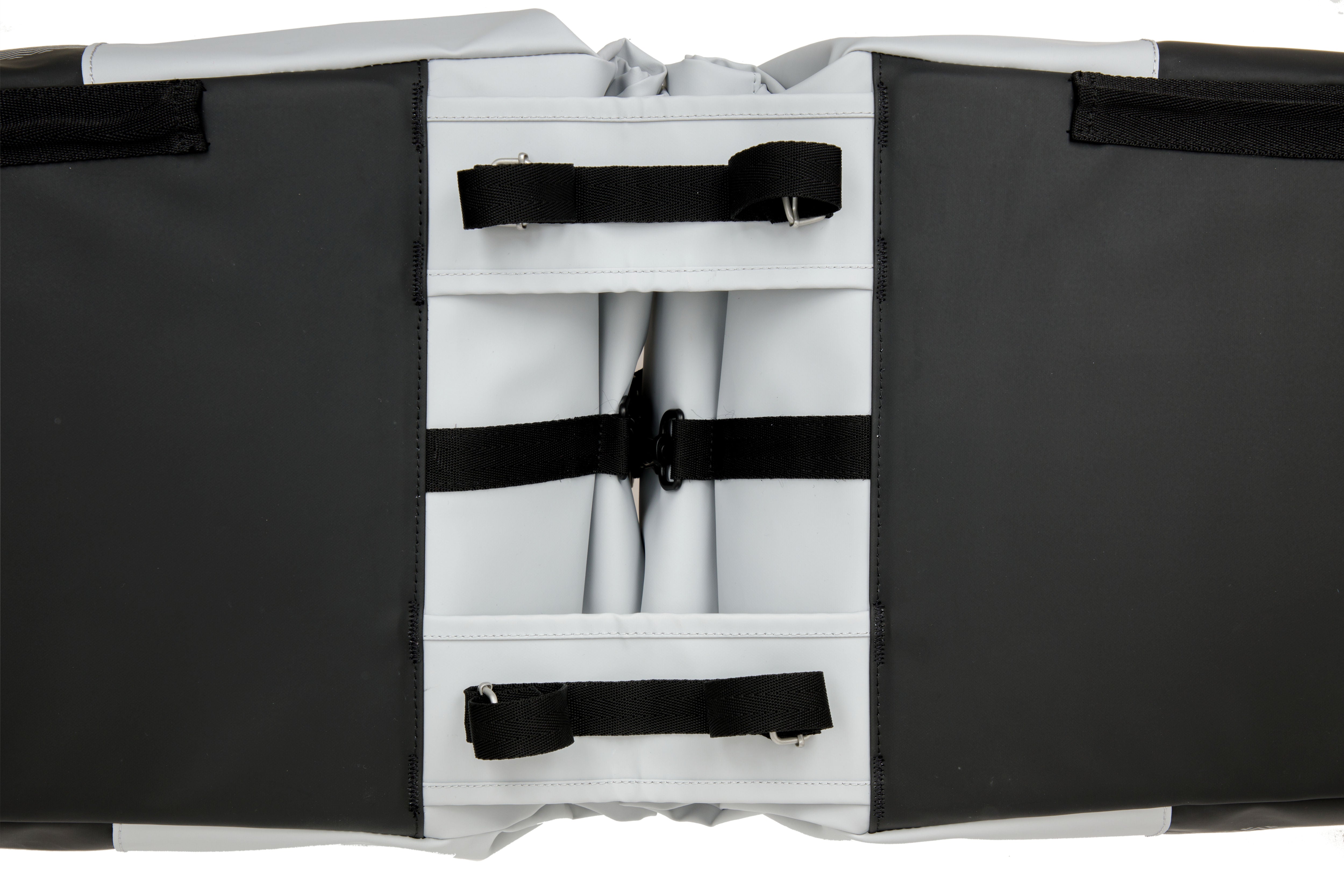 Newlooxs Tas New Nyborg Double Lichtgrijs Zwart