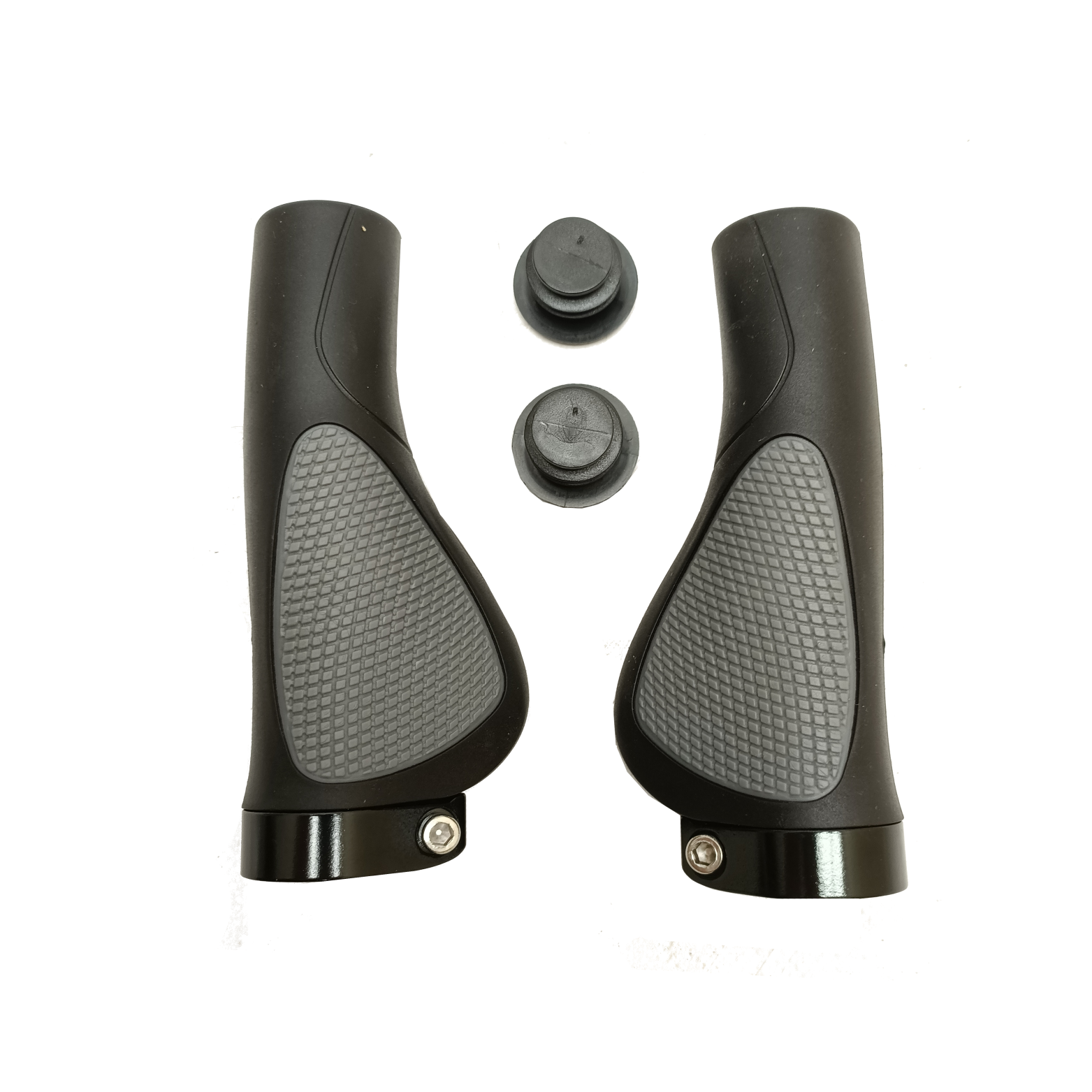 Poignées FALKX, noires avec anneau de verrouillage noir, 130 mm, emballage atelier